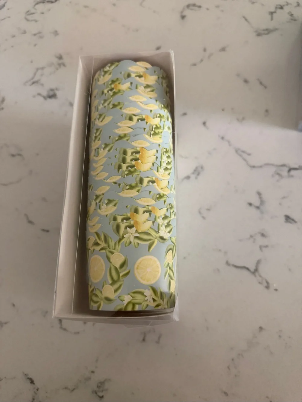 Lemon amalfi coast baking cups scalloped NEW paper my minds eye snack party